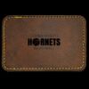 Faux Leather Engravable Patch - Round-Corner Rectangular Thumbnail
