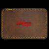 Faux Leather Engravable Patch - Round-Corner Rectangular Thumbnail
