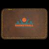 Faux Leather Engravable Patch - Round-Corner Rectangular Thumbnail