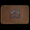 Faux Leather Engravable Patch - Round-Corner Rectangular Thumbnail