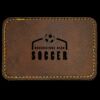 Faux Leather Engravable Patch - Round-Corner Rectangular Thumbnail