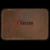 Faux Leather Engravable Patch - Round-Corner Rectangular Thumbnail