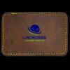 Faux Leather Engravable Patch - Round-Corner Rectangular Thumbnail