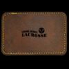 Faux Leather Engravable Patch - Round-Corner Rectangular Thumbnail