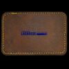 Faux Leather Engravable Patch - Round-Corner Rectangular Thumbnail