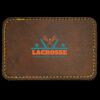 Faux Leather Engravable Patch - Round-Corner Rectangular Thumbnail