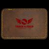 Faux Leather Engravable Patch - Round-Corner Rectangular Thumbnail