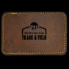 Faux Leather Engravable Patch - Round-Corner Rectangular Thumbnail