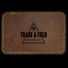 Faux Leather Engravable Patch - Round-Corner Rectangular Thumbnail
