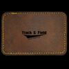 Faux Leather Engravable Patch - Round-Corner Rectangular Thumbnail