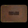 Faux Leather Engravable Patch - Round-Corner Rectangular Thumbnail