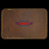 Faux Leather Engravable Patch - Round-Corner Rectangular Thumbnail
