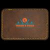 Faux Leather Engravable Patch - Round-Corner Rectangular Thumbnail