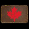 Faux Leather Engravable Patch - Round-Corner Rectangular Thumbnail