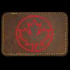 Faux Leather Engravable Patch - Round-Corner Rectangular Thumbnail