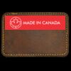 Faux Leather Engravable Patch - Round-Corner Rectangular Thumbnail