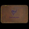 Faux Leather Engravable Patch - Round-Corner Rectangular Thumbnail