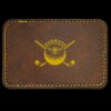 Faux Leather Engravable Patch - Round-Corner Rectangular Thumbnail
