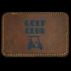 Faux Leather Engravable Patch - Round-Corner Rectangular Thumbnail