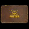 Faux Leather Engravable Patch - Round-Corner Rectangular Thumbnail