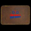 Faux Leather Engravable Patch - Round-Corner Rectangular Thumbnail