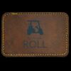 Faux Leather Engravable Patch - Round-Corner Rectangular Thumbnail