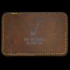 Faux Leather Engravable Patch - Round-Corner Rectangular Thumbnail