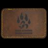 Faux Leather Engravable Patch - Round-Corner Rectangular Thumbnail