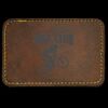 Faux Leather Engravable Patch - Round-Corner Rectangular Thumbnail