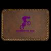 Faux Leather Engravable Patch - Round-Corner Rectangular Thumbnail