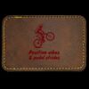 Faux Leather Engravable Patch - Round-Corner Rectangular Thumbnail