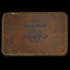 Faux Leather Engravable Patch - Round-Corner Rectangular Thumbnail