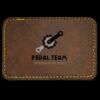 Faux Leather Engravable Patch - Round-Corner Rectangular Thumbnail