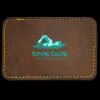 Faux Leather Engravable Patch - Round-Corner Rectangular Thumbnail