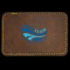 Faux Leather Engravable Patch - Round-Corner Rectangular Thumbnail