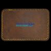 Faux Leather Engravable Patch - Round-Corner Rectangular Thumbnail