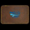 Faux Leather Engravable Patch - Round-Corner Rectangular Thumbnail