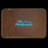 Faux Leather Engravable Patch - Round-Corner Rectangular Thumbnail