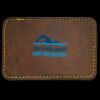 Faux Leather Engravable Patch - Round-Corner Rectangular Thumbnail