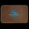 Faux Leather Engravable Patch - Round-Corner Rectangular Thumbnail
