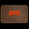 Faux Leather Engravable Patch - Round-Corner Rectangular Thumbnail