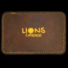 Faux Leather Engravable Patch - Round-Corner Rectangular Thumbnail