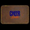 Faux Leather Engravable Patch - Round-Corner Rectangular Thumbnail