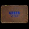 Faux Leather Engravable Patch - Round-Corner Rectangular Thumbnail