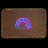 Faux Leather Engravable Patch - Round-Corner Rectangular Thumbnail