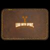 Faux Leather Engravable Patch - Round-Corner Rectangular Thumbnail