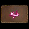 Faux Leather Engravable Patch - Round-Corner Rectangular Thumbnail