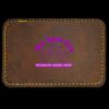 Faux Leather Engravable Patch - Round-Corner Rectangular Thumbnail