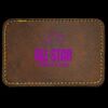 Faux Leather Engravable Patch - Round-Corner Rectangular Thumbnail