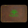 Faux Leather Engravable Patch - Round-Corner Rectangular Thumbnail